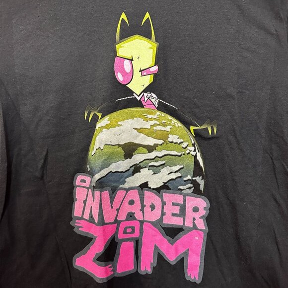 Invader Zim Global Alien Invasion Nickelodeon Crop Top L - Picture 2 of 4